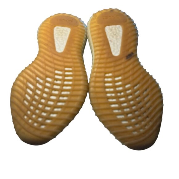 Adidas Yeezy Boost low sneaker 350 V2 Sesame Mens Size 5 Gray Gum Sole F99710 - Picture 10 of 14